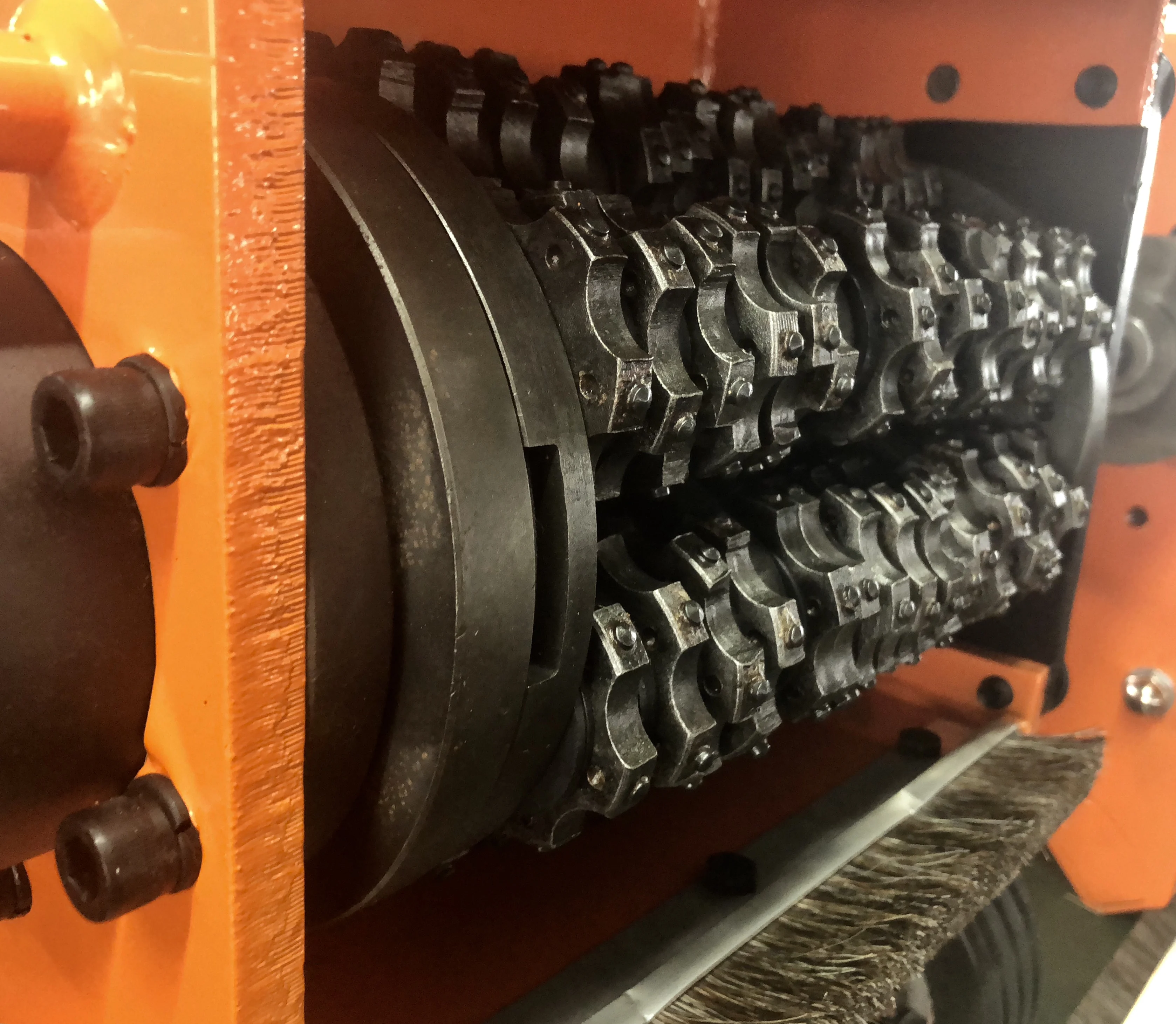 Gas 250mm Concrete Scarifier Planer Grinder 13 HP Honda Engine (Scarifier with 6 shafts)