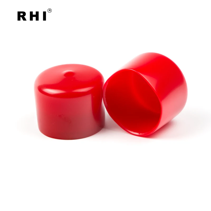19.05mm red vinyl end covers for steel bar