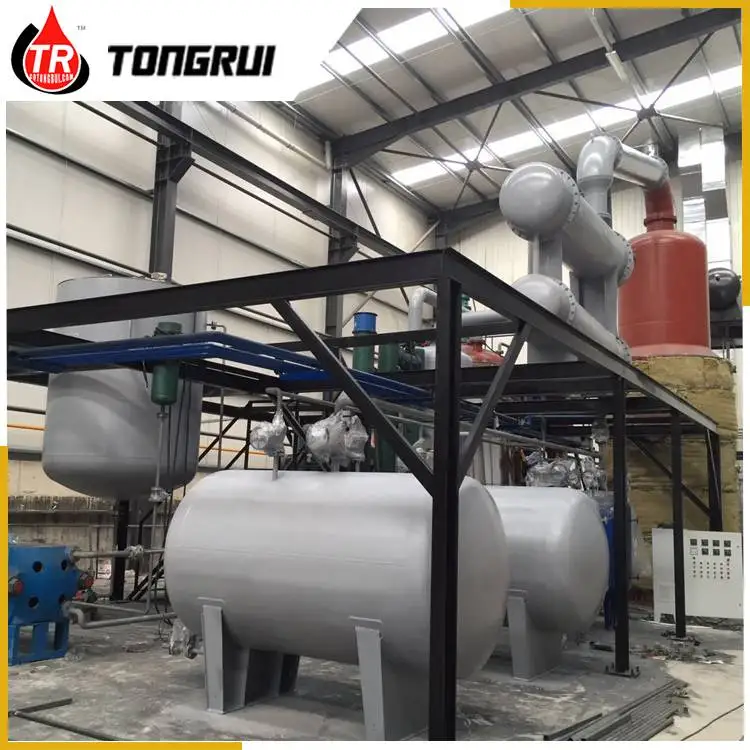 Waste Engine Oil Distillation Column Oil Refinery Equipment