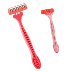 Поворотная головка Haward с тремя лезвиями для женщин, Женская бритва для тела, лица, подмышек, бикини