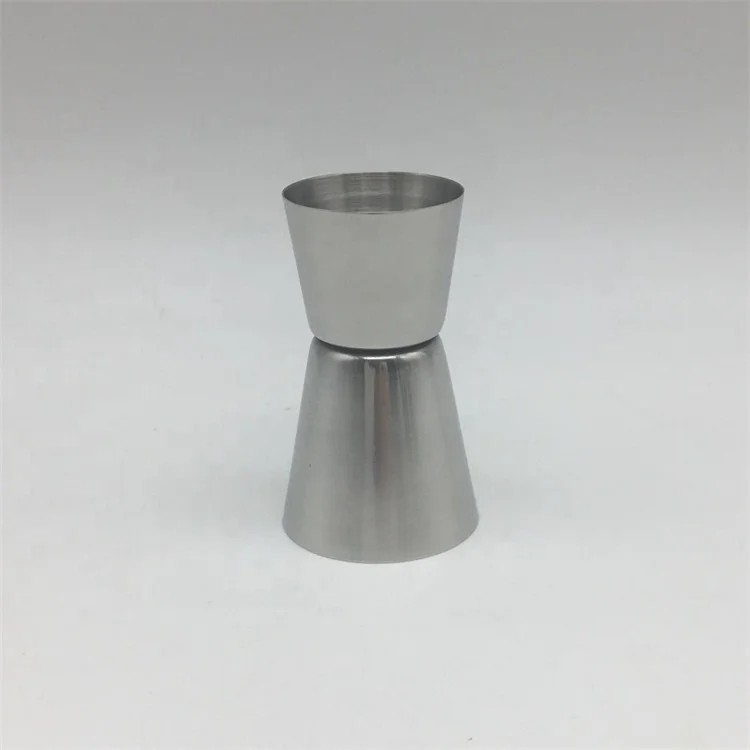Cheap Premiums 15/30ml Metal Stainless Steel Cocktail Martini Double Measuring Jigger Shot Glass