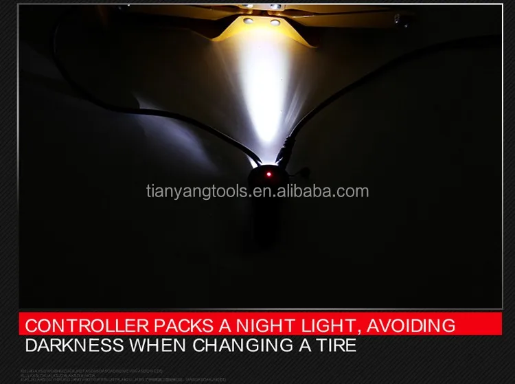 Hot Sale 12V 3T CE ISO Manufacturer Portable Durable Electric Screw Scissor Car Jack and Impact Wrench Quick Repair Tools Sets