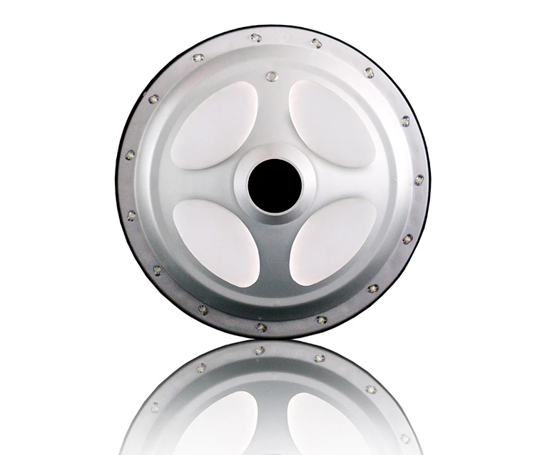 15W UFO All-In-One Integrated Solar Led Street Light Time Control 1500LM CE RoHS Certificate For Garden Courtyards