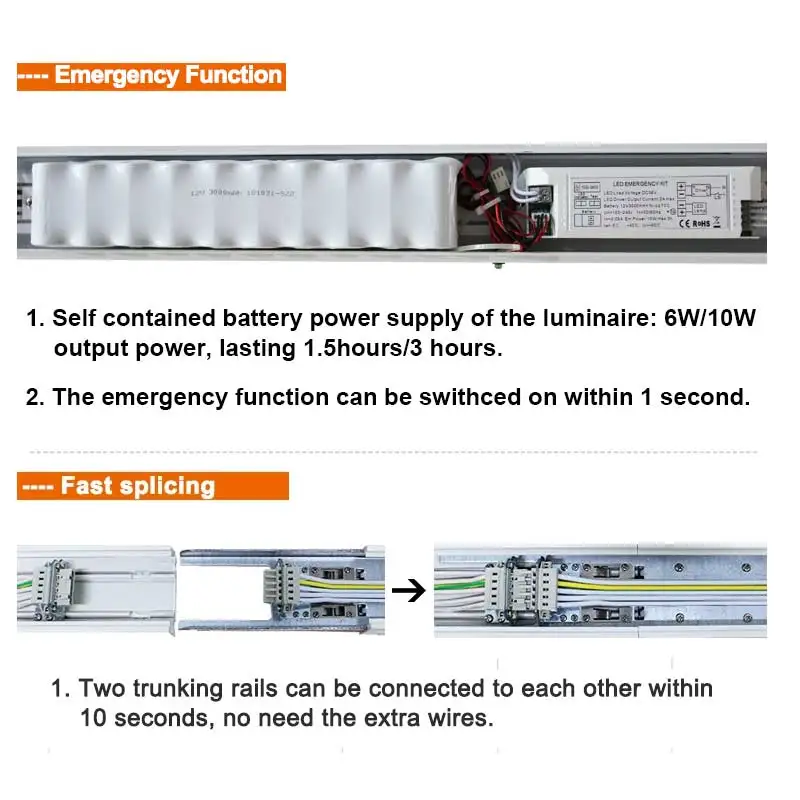 High quality modern office led linear light aluminum suspension cord linear pendant lighting linear light with ip65