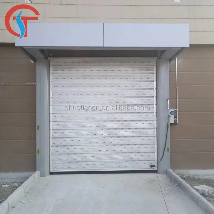Rapid Rolling High-Speed Automatic Insulation Aluminum Spiral Metal Industrial Door