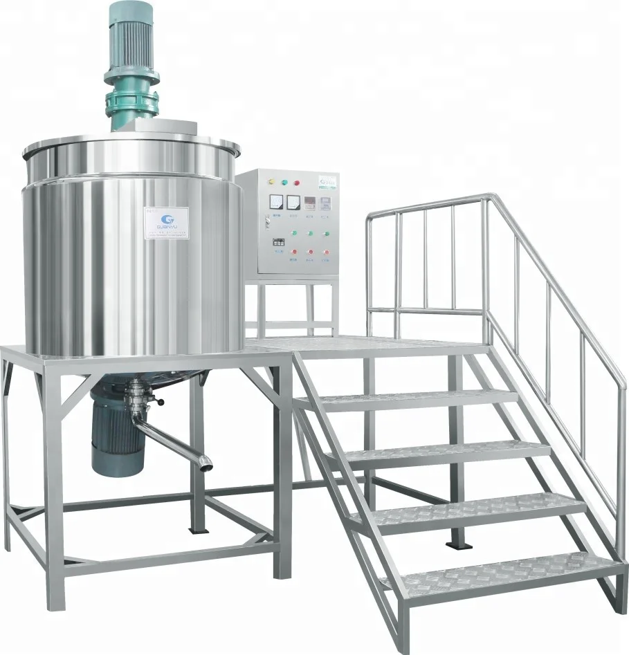 best price liquid soap making machine and cosmetic cream shampoo toothpaste detergent making machine factory