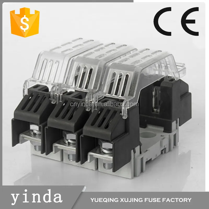 3 P пластиковый держатель предохранителя NH00 NH1 NH2 NH3 тип