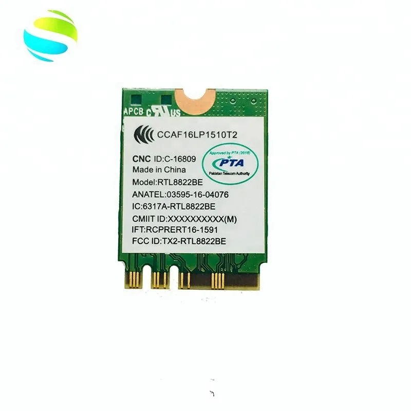 RTL8822BE FRU:01AX712 NGFF M.2 433 Мбит/с + Wi-Fi карта BT4.0 для Thinkpad L470 L570 S5-2ND-GEN T470 T570 X270 YOGA-370