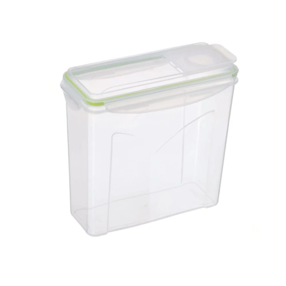 3.7L Cereal Container Keeper Great For Dry Food Storage With Airtight Blue Lid Set of 4 for Cereal, Snacks and Sugar