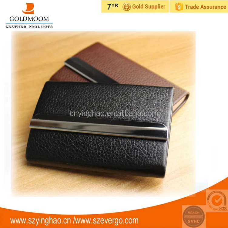 Заранее ПУ с алюминиевый бизнес-имя держателя карты