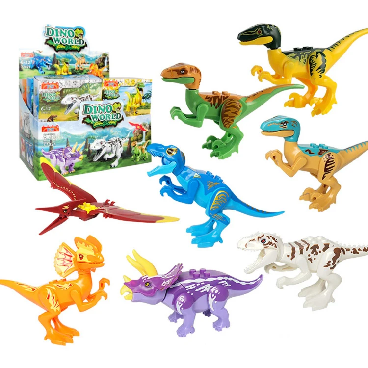 
8 model DIY animal toys plastic dinosaur toy from china 
