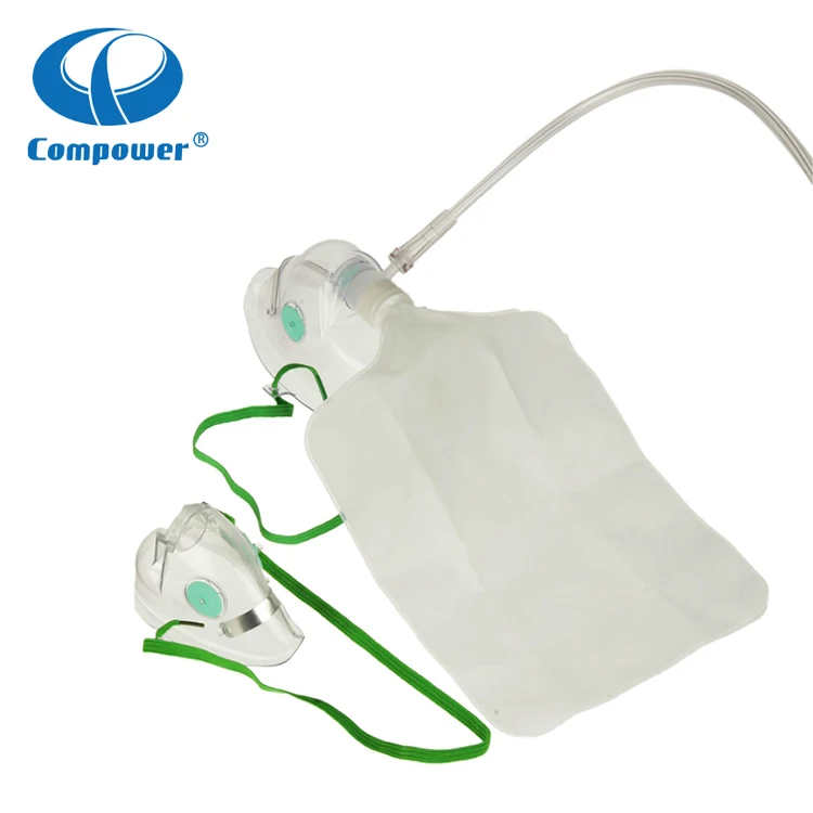 High Quality Hospital Dedicated Non-rebreathing Emergency Machine Normal Bottle Sleep Mini Running Oxygen Mask