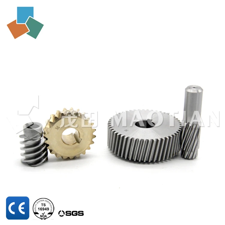 
China supply special the worm and gear of dumbwaiter / low noise large transmission ratio / worm gear sets 