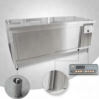 China factory wholesale height adjustable knocked-down kitchen stainless steelworktablewith 2 layers LDSTSD150