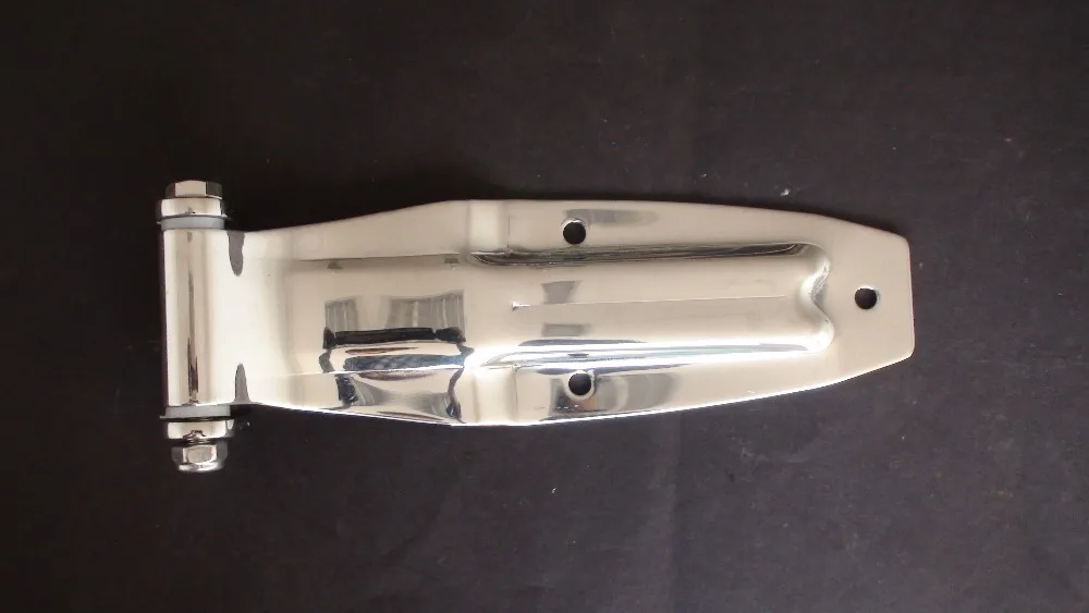 01125 Truck stamping polished stainless steel hinge