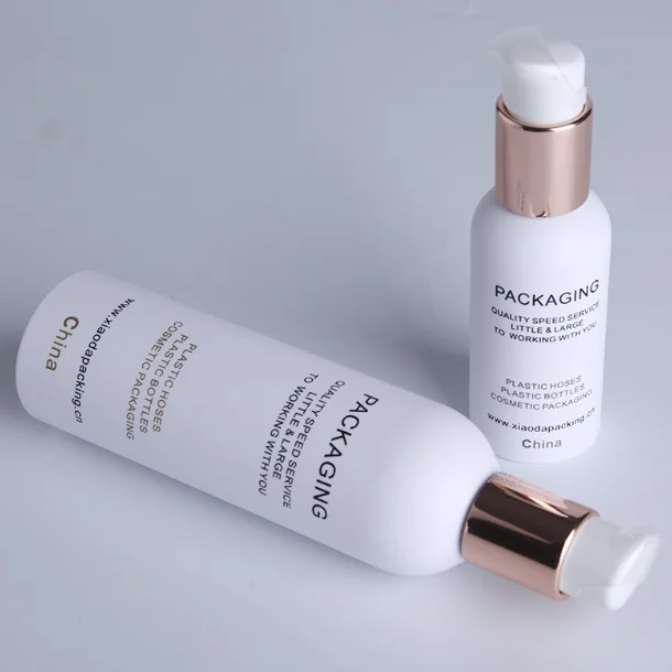 Free sample pet raw material round plastic sprayer lotion pet cosmetic containers bottle