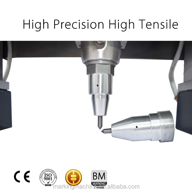 car frame/engine/metal pipe desktop pneumatic dot peen marking machine hot sale Shanghai