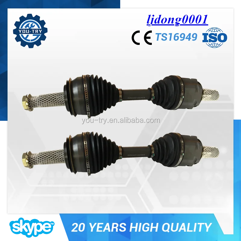 CV Half Shaft 43430-0K040 43430-0K020 Driveshaft forToyota Hilux Vigo
