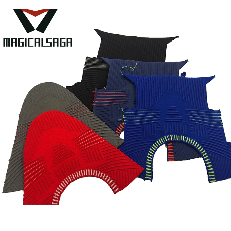 Hot selling men sneaker 3d knit slip on shoe upper material