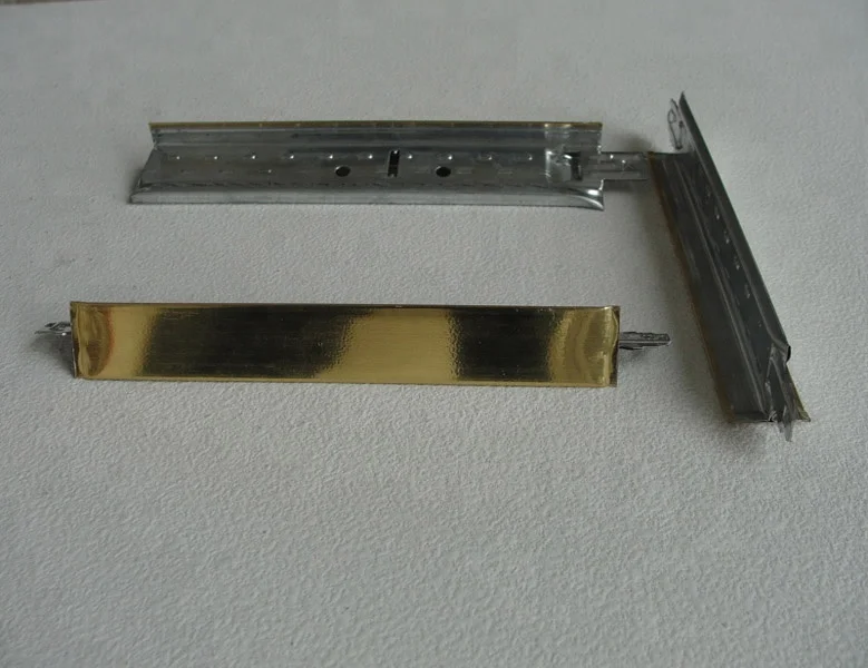 White zinc coat 32 exposed ceiling t-grid frame flat T-bar