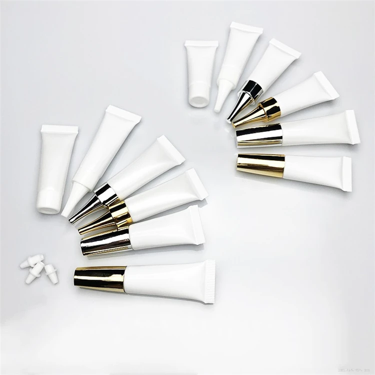 IBELONG оптовая продажа, Белая пустая пластиковая Мягкая трубка для крема для глаз, 5 мл