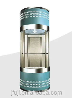 JFUJI Capsule lift | capsule elevator | capsule panoramic elevator with laminated glass