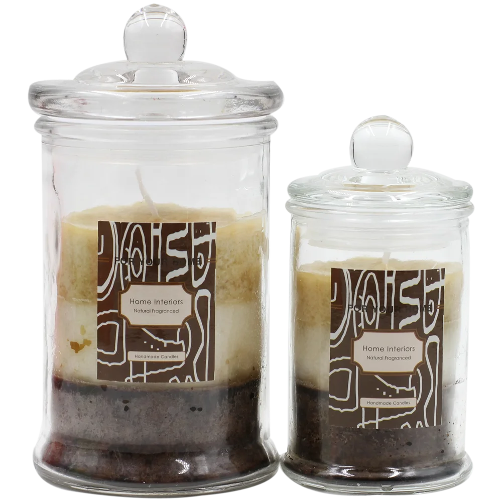 Wholesale personalized decoration scented soy candle glass jar yanke candle