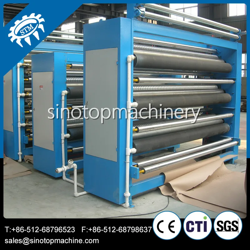 Continuous paper honeycomb core production line