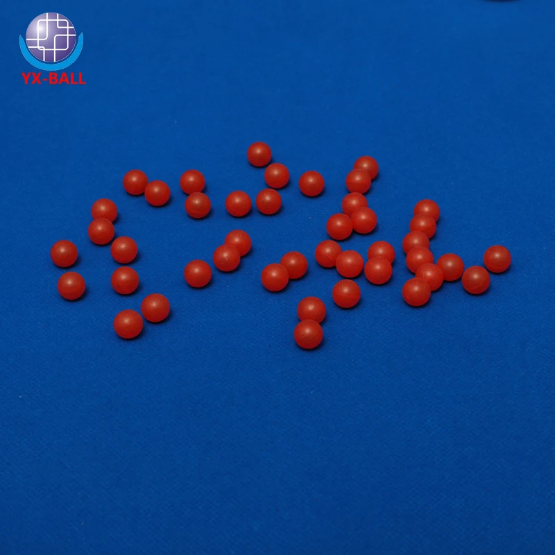 Good quality professional 5mm 8mm 10mm 12mm Red small PP plastic hollow balls