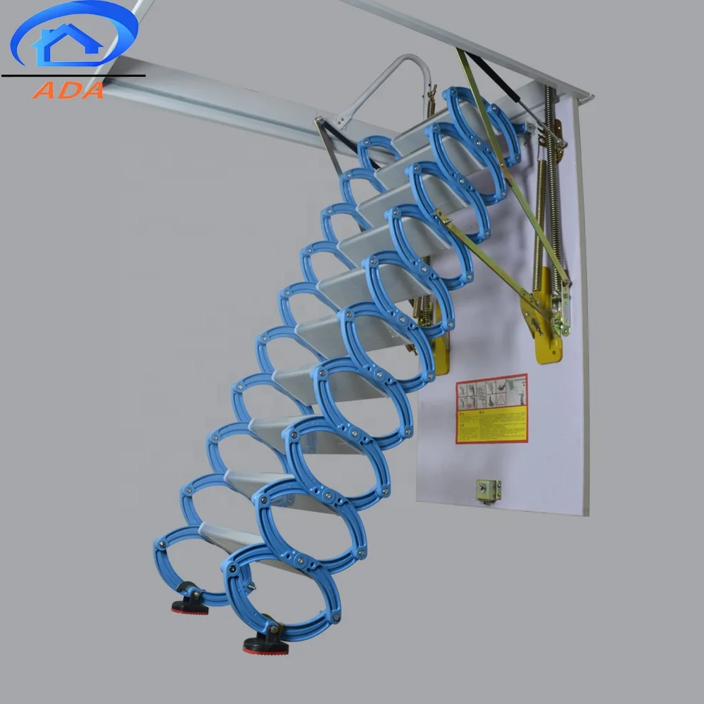 Folding Stairs Staircase High Quality Scissor Mezzanine Loft Stairs