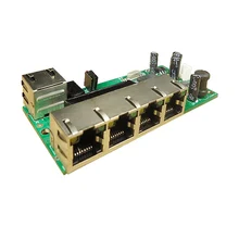5 port ethernet switch mini module 5 led rj45 network switch board