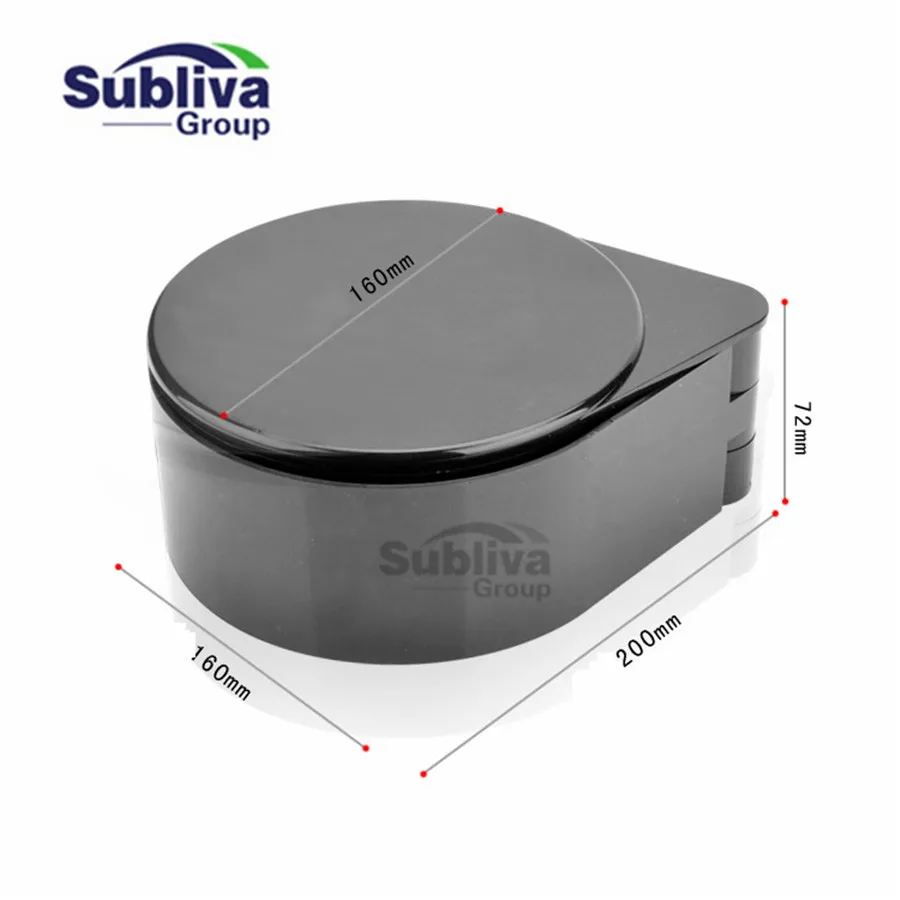 Bar Glass 3-tier Salt Sugar Margarita Cocktail Rimmer For Bartender Bar Tools