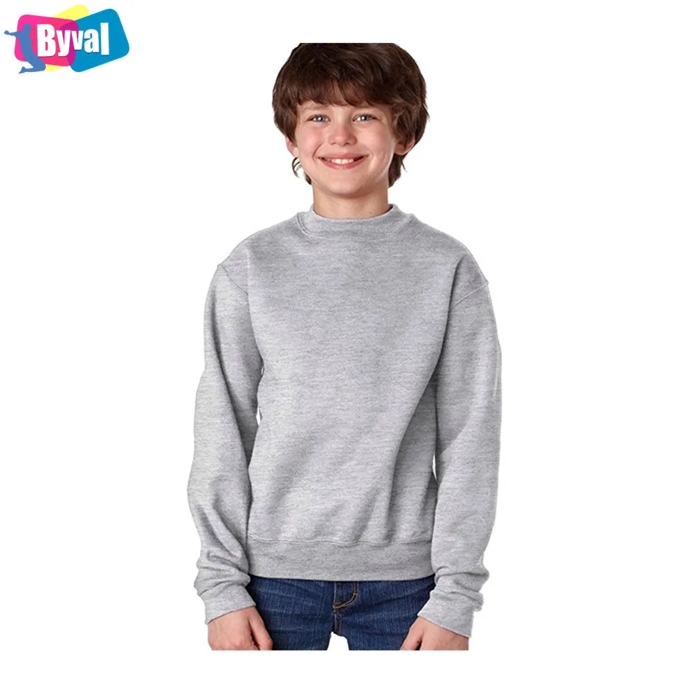 
Kids Cotton Sweatshirt Blank Fleece Sweaters Custom US Children Toddler Size No Pilling Best Kid Jumper Wholesale 