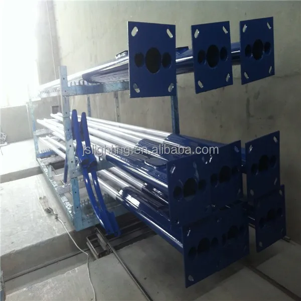 3m to 12m Q235 galvanized metal poles for lighting,ornamental poles with CE ISO certificate