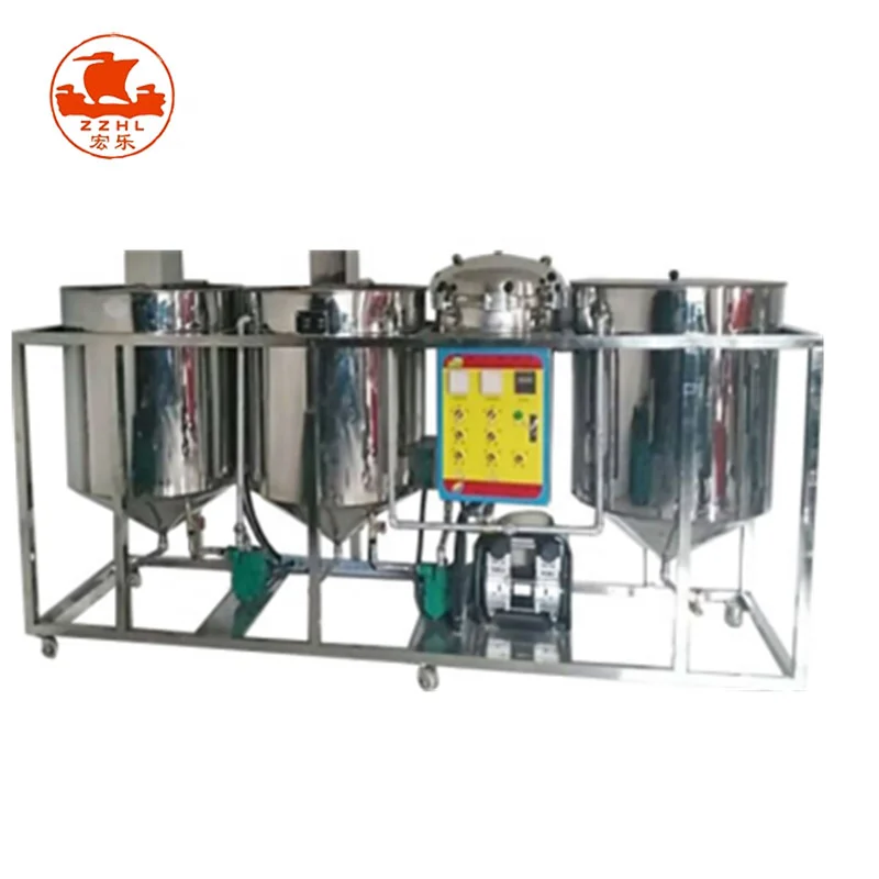 Good Rice Bran Oil Refining Plant Machine to Refine Vegetable Peanut Oil