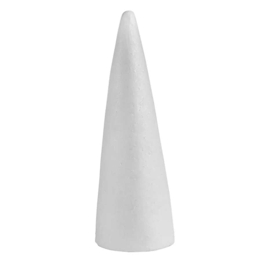 60-500mm Eco-Friendly Manufacturers EPS Foam Styrofoam Cone Polystyrene For Christmas Decoration