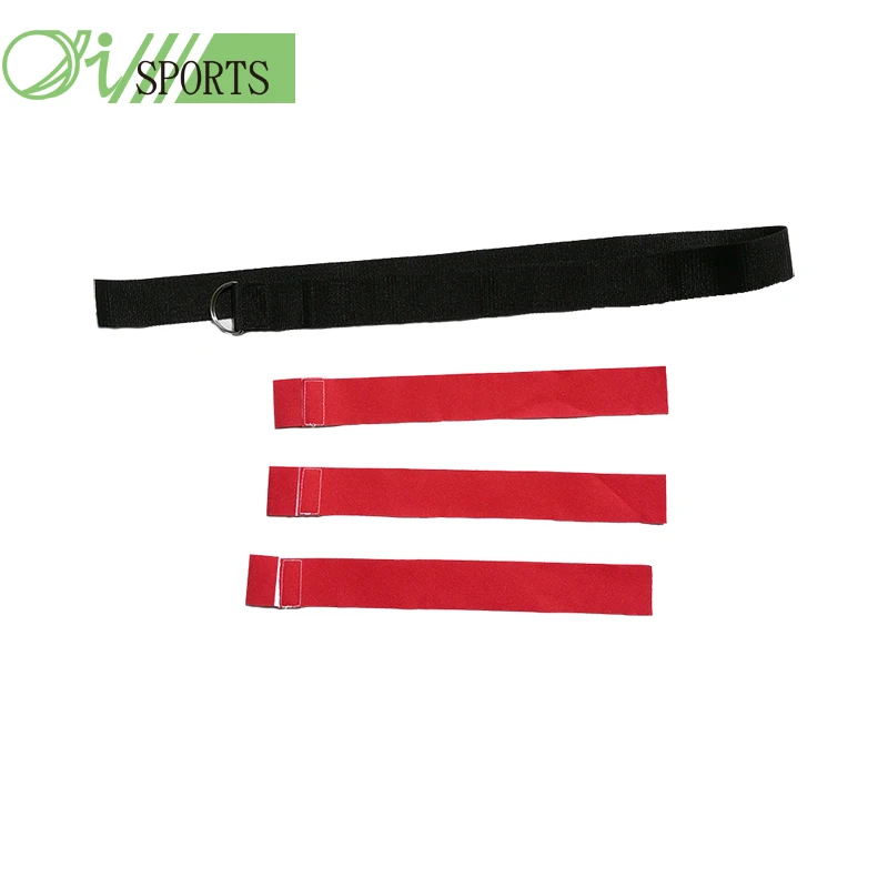 Flag football set with belt and training cones