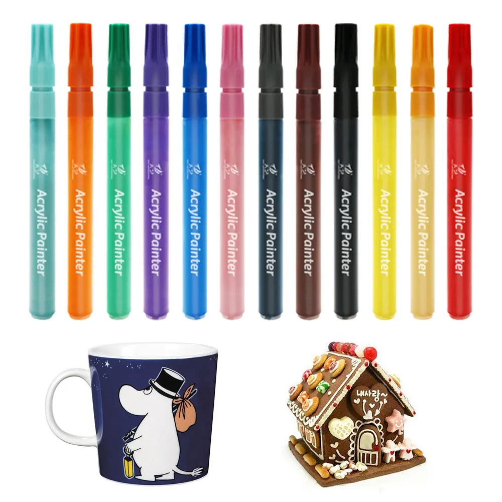 Professional manufacture qualified  tip permanent liquid marker acrylic paint pen for writing