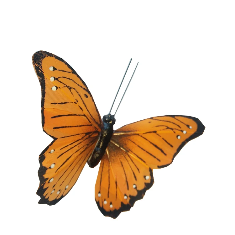 Lifelike butterfly for floral arrangement
