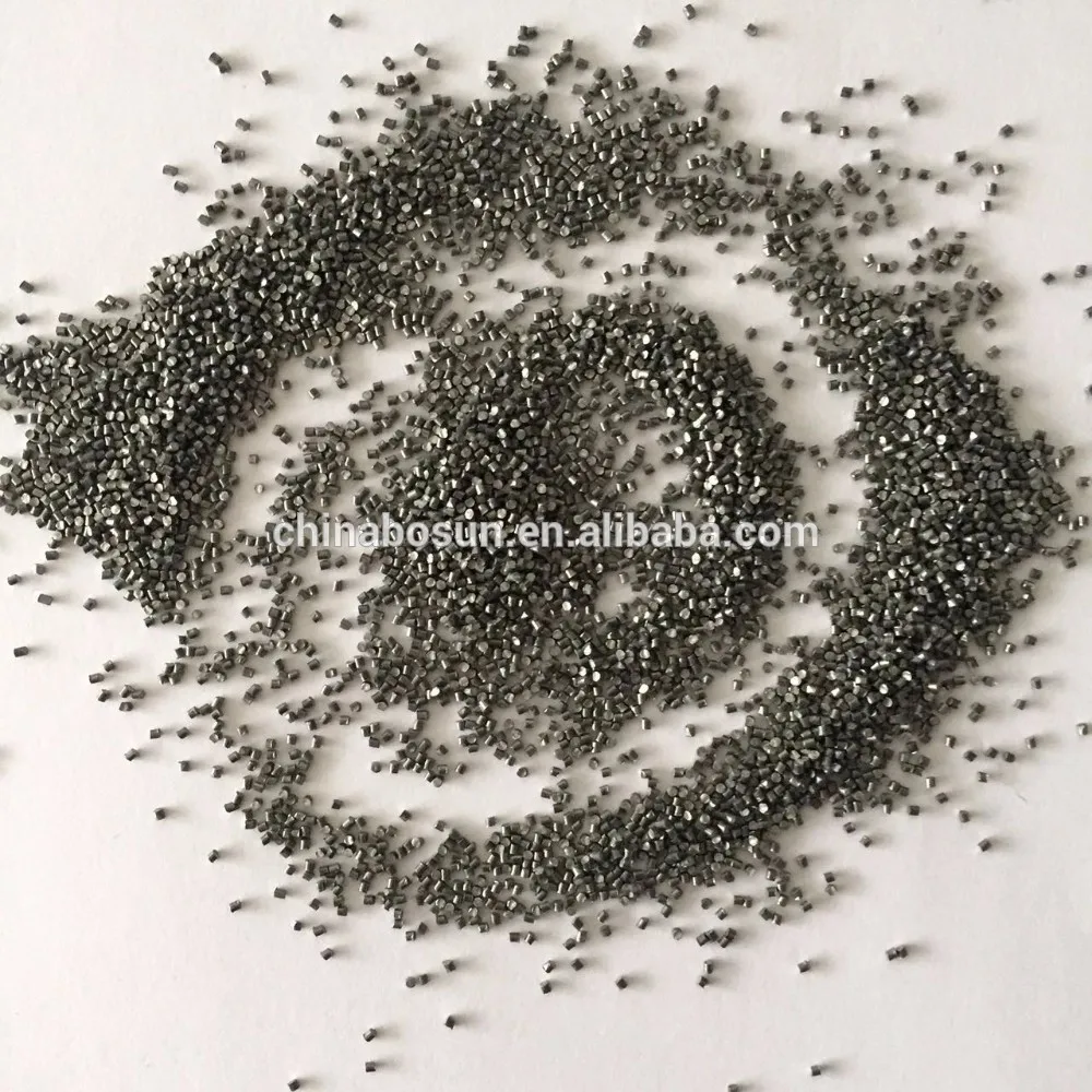 Large stock polished cut shot steel wire 1.0mm for shot peening