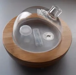 SOICARE 100ml Popular Design Bamboo Glass Essential Oil Aroma Diffuser Humidifier for Gift