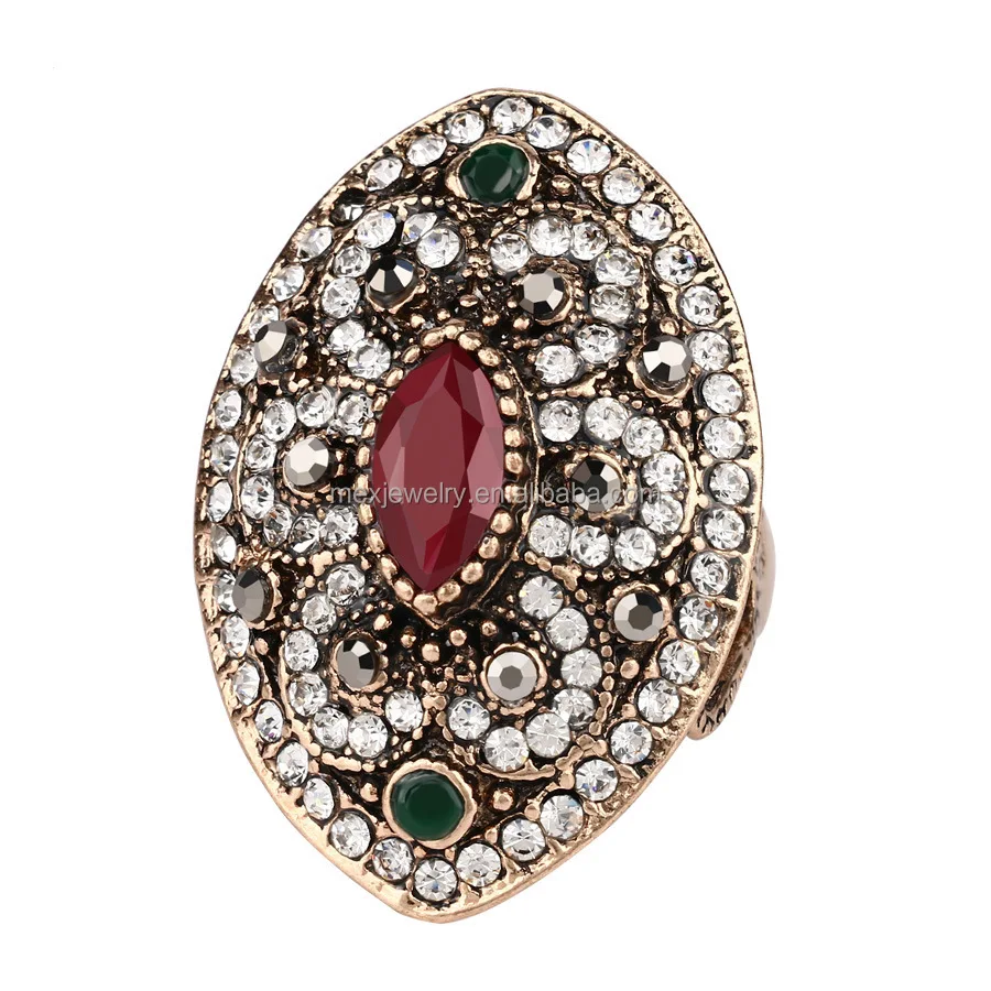 Antique turkish hurrem sultan ring ottoman jewelry