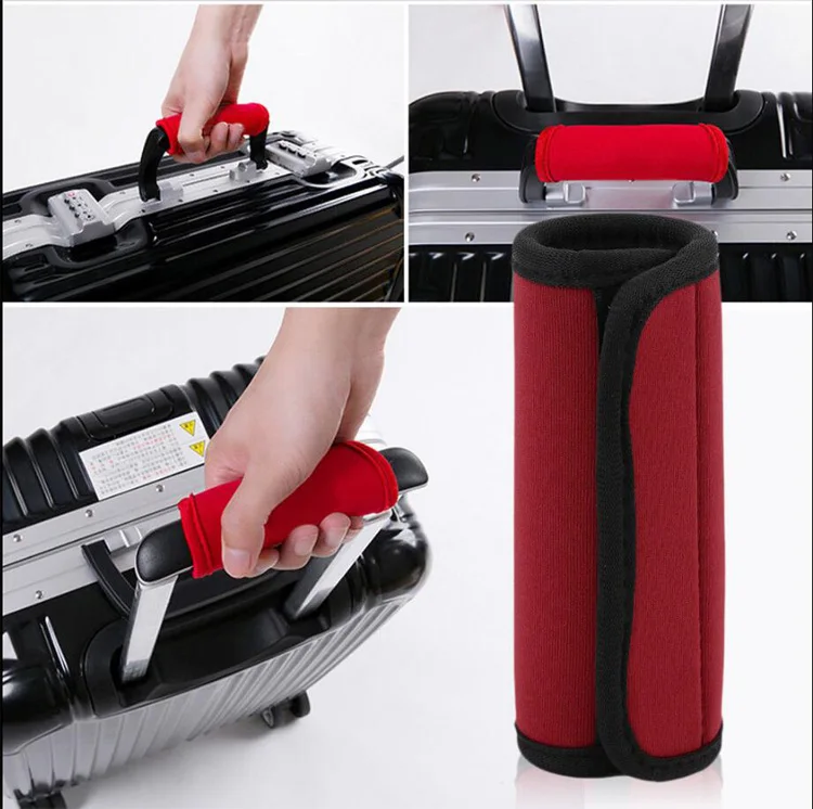 Custom Design Handle Wrap Comfort Neoprene Luggage Grips for Travel Bags Handles
