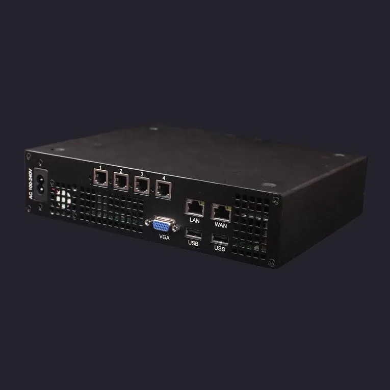 4 Port asterisk voip pbx with 4 FXO Support Voice mail,IVR,Conference,Call groups for factory ip pbx