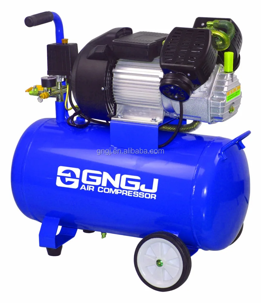 3HP V style double cylinder head piston portable electric air compressor price