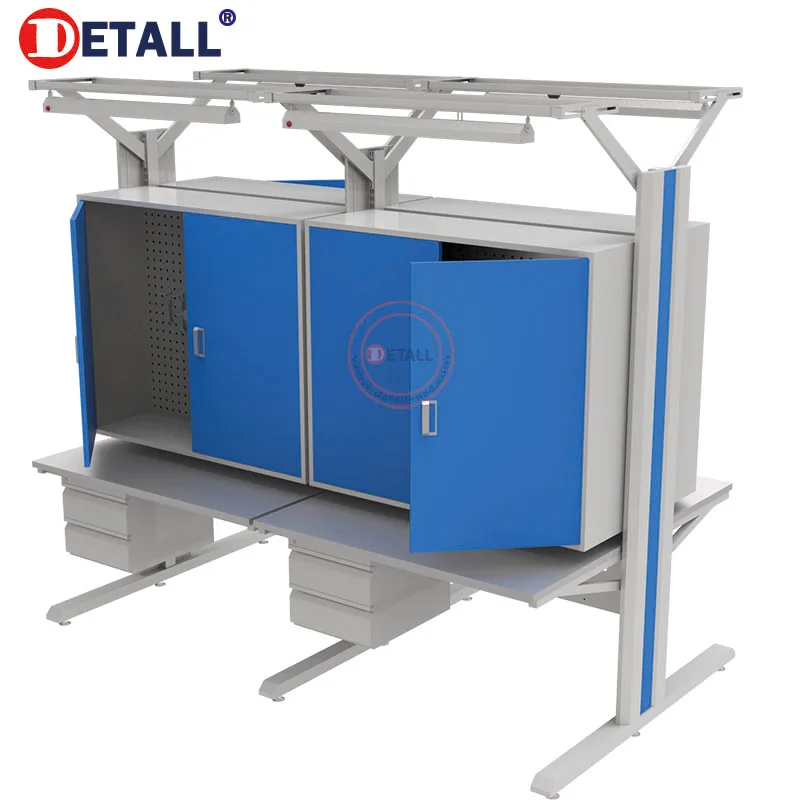 Detall- Esd противоположная сборка складской рабочий стол тележка для строительства верстака