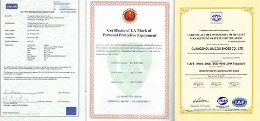 food factory and cleaning room microfiber slip resistant safety shoes SC-8819