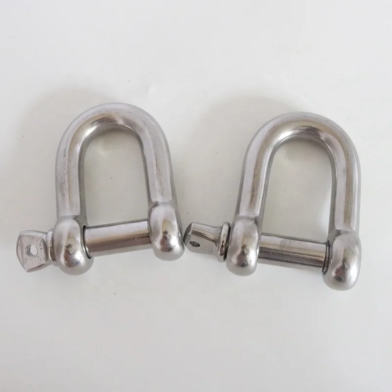 M32 Stainless steel rigging swing hanger d shackle