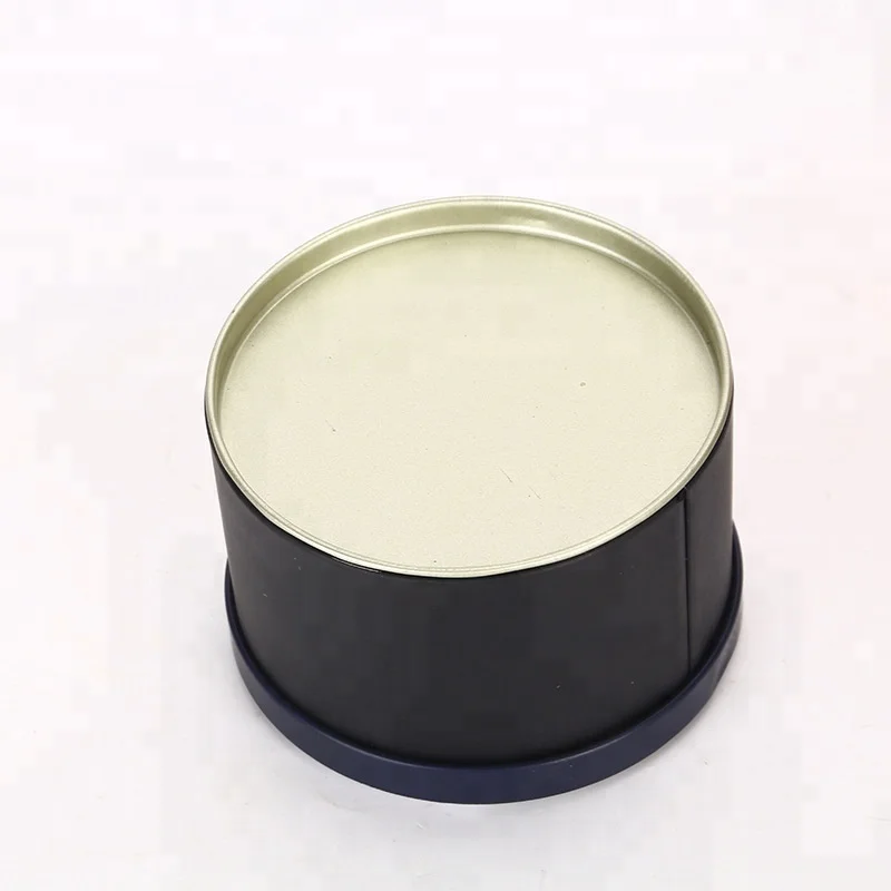 Factory Direct Supply Wholesale Round Tin Box Custom CMYK Printing Empty Tea Tin Can