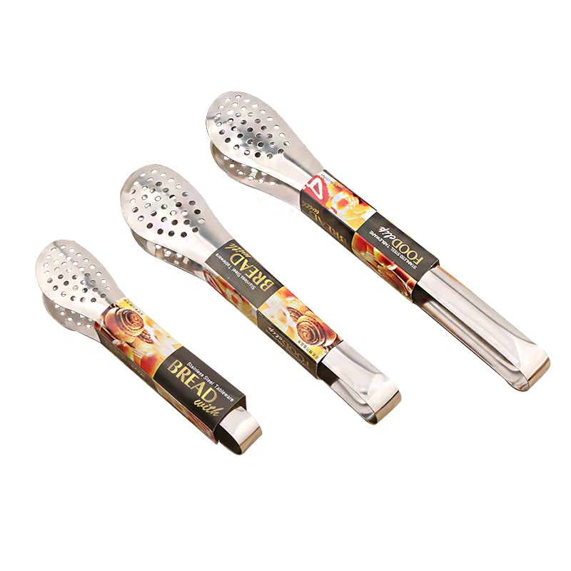 Wholesale Serving Tongs Hamilton Beach Utensils salad BBQ Tongs Stainless Steel Kitchen Tongs